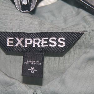 Express Tops - Dusty mint button down Express Tops - Dusty mint button down